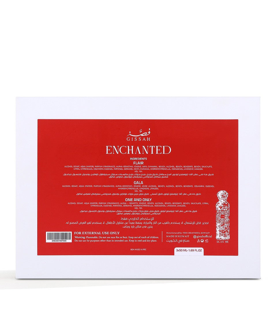 Coffret Enchanted Gissah 3x50 ML